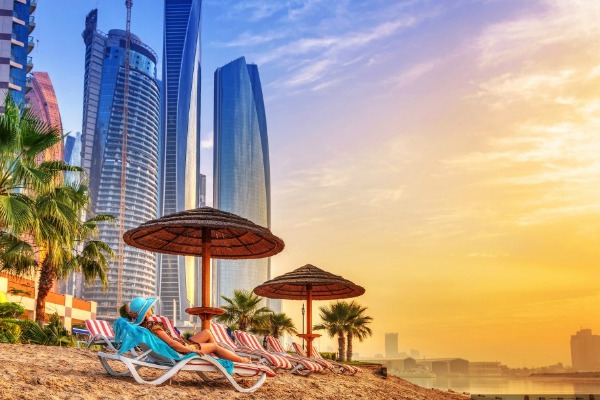 plaża w Dubaju